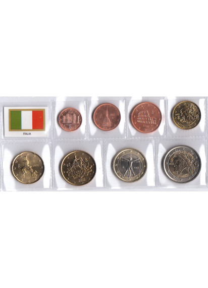 ITALIA Serie completa 8 monete con date miste